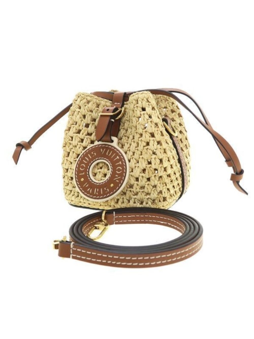 Louis Vuitton Noe Bucket Bag Beige